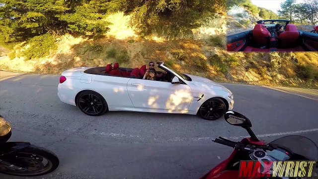 BMW SUPERCAR CRASHES WHILE RACING DUCATI MAXWRIST GOLD