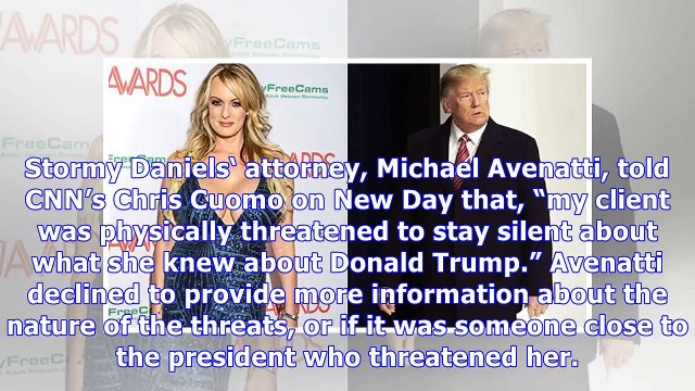 Stormy Daniels ‘Physically Threatened’ To Stay Quiet Over Alleged Trump Affair, Lawyer Claims