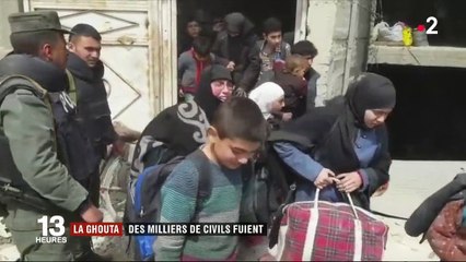 Syrie : des milliers de civils fuient la Ghouta orientale
