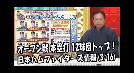日本ハム オープン戦 本塁打 12球団トップ！ 2018.3.16 日本ハムファイターズ情報 プロ野球