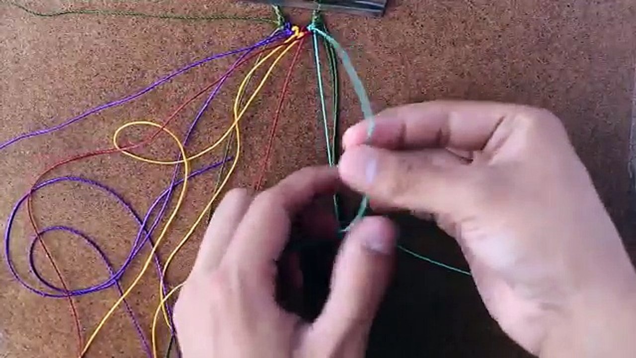 pulseras de hilo ancha | camino del inca | tutorial macrame BY ARTEMANUAL
