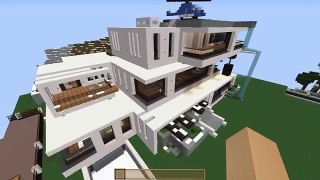Minecraft: Modern Luxury Redstone House review + DOWNLOAD / Smart House / 1.8