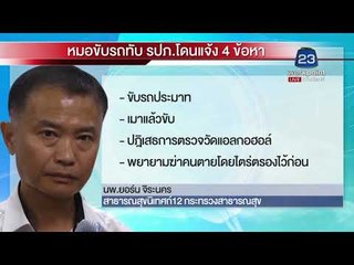 จำลองเหตุการณ์คดี “หมอยอร์น” ขับรถชน รปภ.  l ข่าวเวิร์คพอยท์ l 15 พ.ย. 60