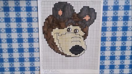 Speed Drawing - Bear - Pixel Art