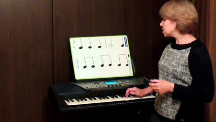 Музыкальный ритм. Ноты. Тренировка ритма. Как записывать ноты? Практика 2.