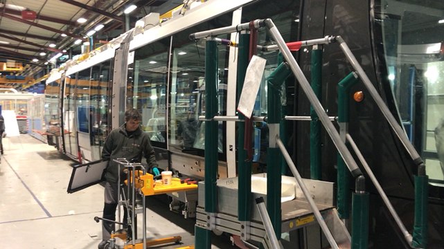 Le tramway Citadis X05 en construction