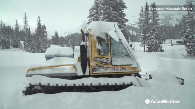 Storms creating good fresh powder skiing in California