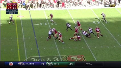 2016 - Kaepernick scrambles for 17 yards