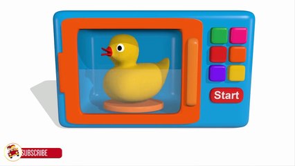 Colors for Children to Learn with Microwave and Blender Toy Appliance