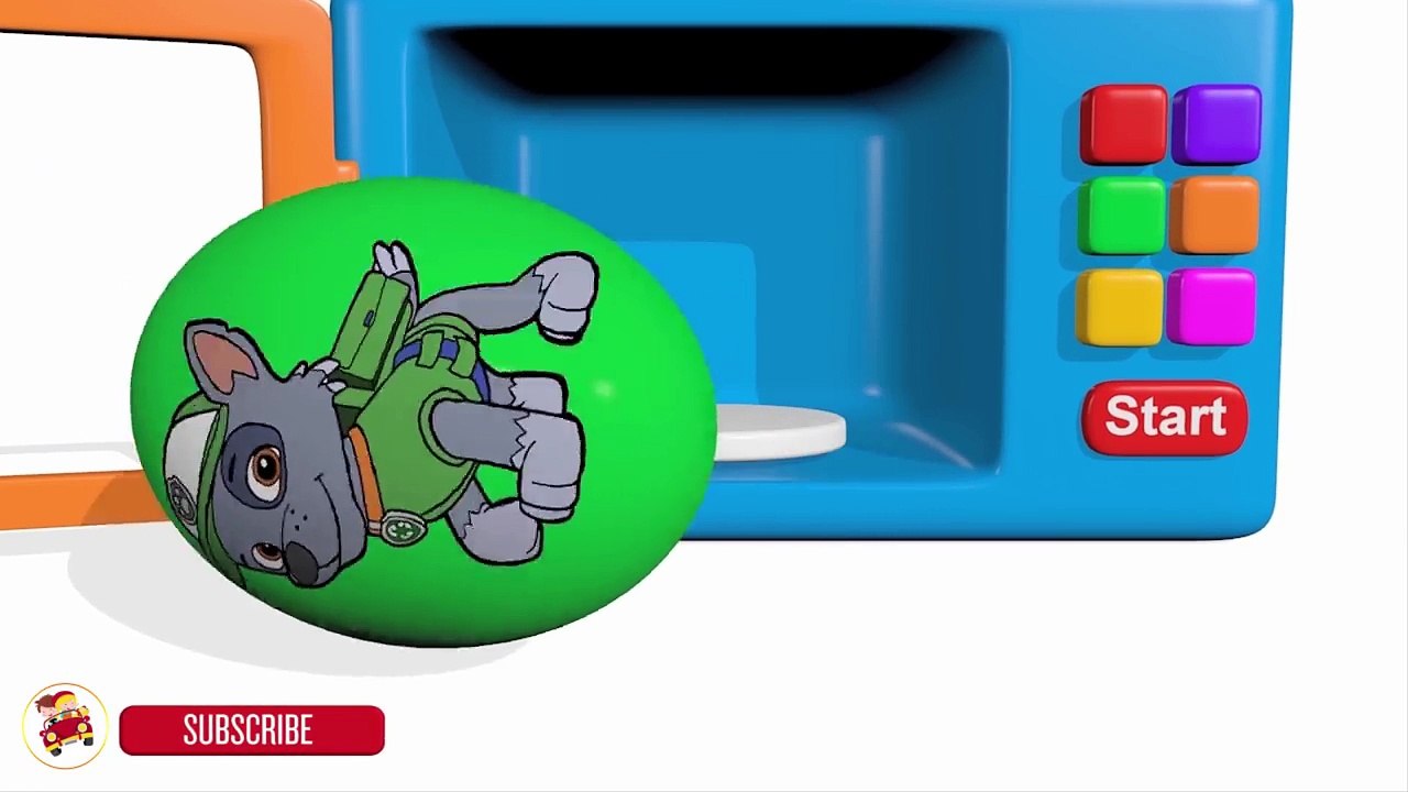 Colors For Children With Surprise Eggs Microwave and Blender Toy Appliance