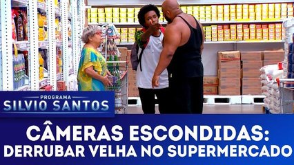 Câmeras Escondidas: Derrubar Velha no Supermercado - 18.03.18