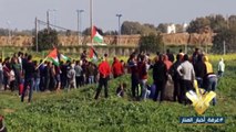 جنود العدو الصهيوني يستخدمون رصاص القنص ضد الشبان الفلسطينيين