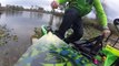 Kayak Bass Fishing With Topwater Frogs In January ATAK 140 KastKing REVO Rocket