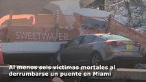 Autoridades centran los esfuerzos en la recuperación de los cuerpos bajo el puente de Miami