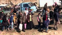 Civis sob bombardeios na Síria