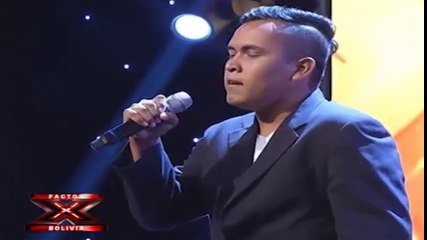 Álvaro López interpreto la canción de Marc Anthony * Te conozco bien  - Factor X Bolivia 2018