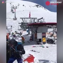 Chairlift ride from hell at Georgia ski resort