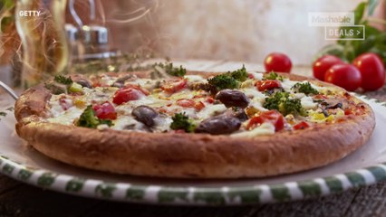 Make pizza just the way you like it with this rotating oven