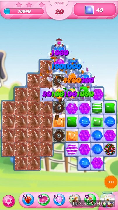 candy crush saga level 3160