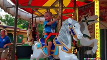 Парк Аттракционов в Америке – Американские Горки Детское Видео Макс Six Flags Roller Coasters