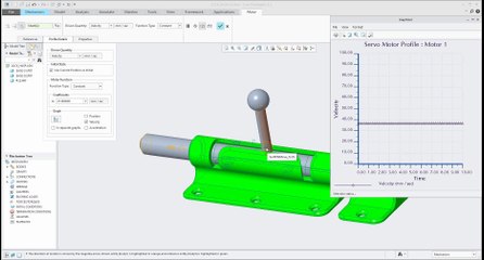 PTC Creo 4.0 tutorial: Servo motor for Slot connection
