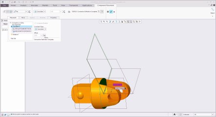 PTC Creo 4.0 tutorial: General constraint