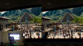 Cmoar VR Cinema with Google Cardboard & Jurassic World (Review & Demo)