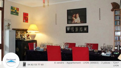 A vendre - Appartement - LYON (69003) - 3 pièces - 72m²