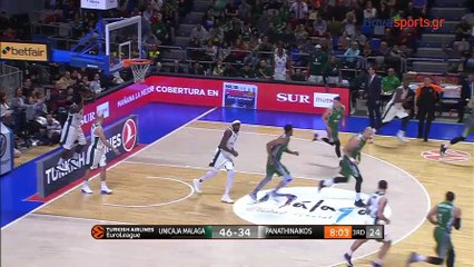 Μάλαγα 79-90 Παναθηναϊκός - Πλήρη Στιγμιότυπα 16.03.2018 [HD]