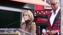 Jane Fonda Presented RuPaul with his Star on the Hollywood Walk of Fame