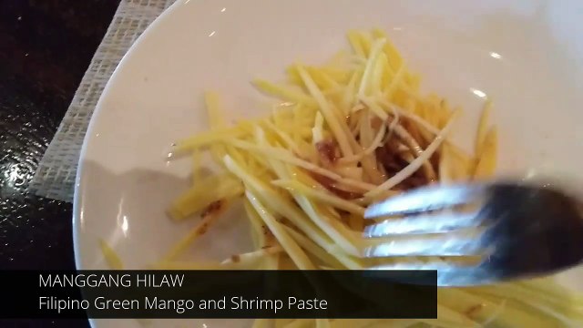 Tasty Filipino Green Mango and Shrimp Paste | EAT PINOY