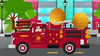 Mickey Mouse baby Falls into deep sewer hatch  Fireman Saves and Gives him Tasty Cake Pops by Mickey CartoonTv