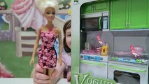 Кухня для кукол барби распаковка и обзор Vogue Kitchen Miniature Modern Doll Kitchen unboxing