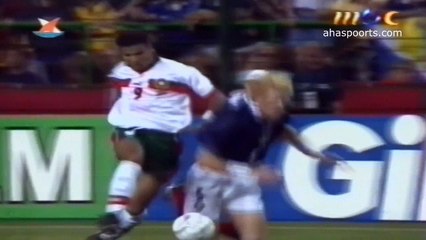 الشوط الثاني مباراة المغرب و اسكوتلندا 3-0 كاس العالم 1998