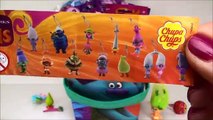 Dreamworks Trolls Surprise Toys Blind Bags Plastic Chocolate Eggs Fashion Tags Capsules Key Chain