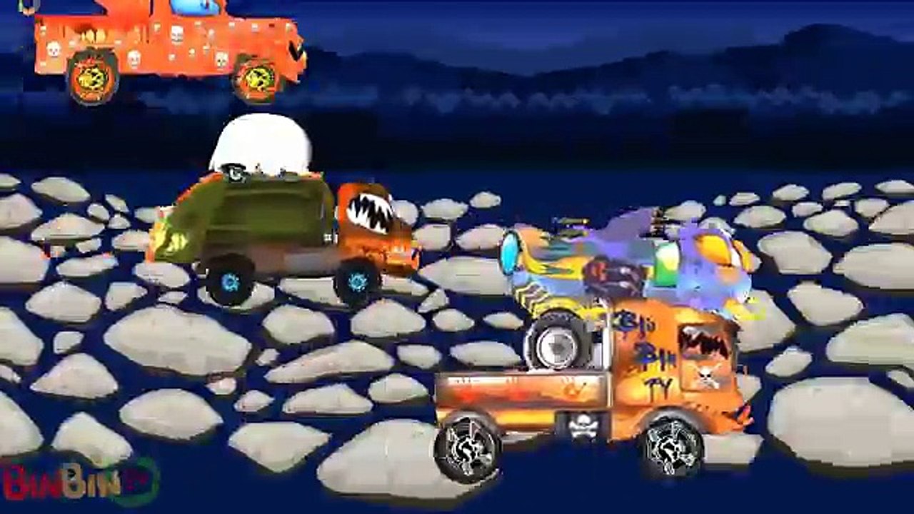 Big Truks | Mixer Truck | Dump Truck | Water Tank | Learn Street Vehicles For Kids | BinBin Tv