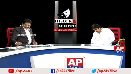 Janasena Chief Pawan Kalyan Exclusive Interview with Venkatakrishna | Black & White | AP24x7