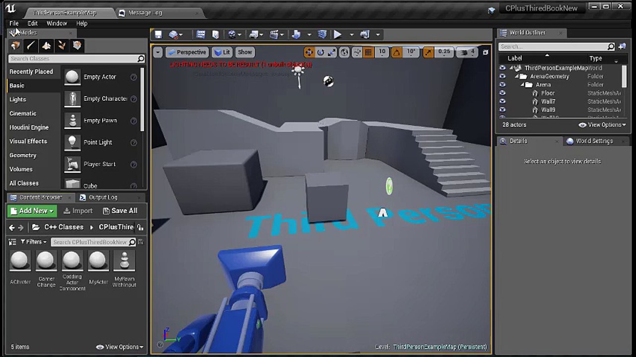 Unreal Engine  |4.18.3| C++ Getting Started Create Class