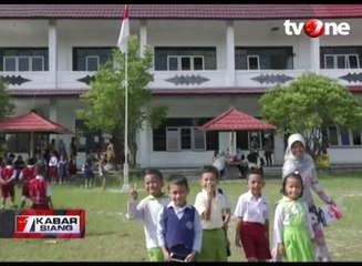 Kegiatan Belajar Tetap Berjalan Usai Sekolah Terbakar