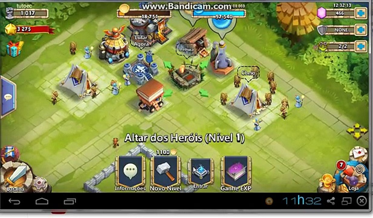 Dicas Embate do Castelo - Episódio 02 - Aumentando o nível dos herois