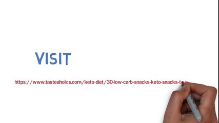 Manage your meal plan by including keto snacks