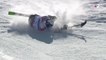 Jeux Paralympiques - Ski Alpin - Slalom Hommes (Assis) - La chute de Yohann Taberlet