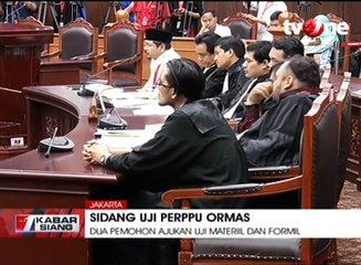 Dua Pemohon Ajukan Uji Materiil dan Formil Perppu Ormas
