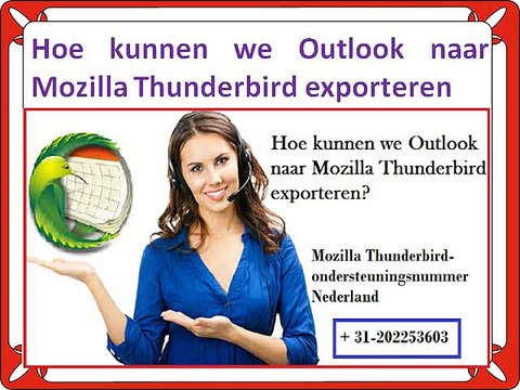 Hoe kunnen we Outlook naar Mozilla Thunderbird exporteren
