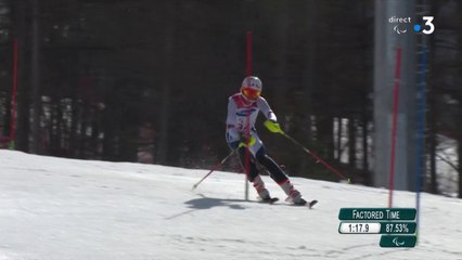 Jeux Paralympiques - Ski Alpin - Slalom Hommes (Debout) : L'argent pour Arthur Bauchet !
