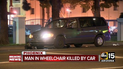 Man hit and killed crossing Phoenix street in wheelchair