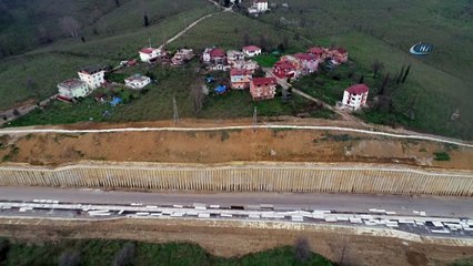 1,6 milyarlık yatırım gün sayıyor...Ordu Çevre Yolu havadan görüntülendi