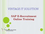 What is SAP E Recruitment | SAP E Recruitment Demo