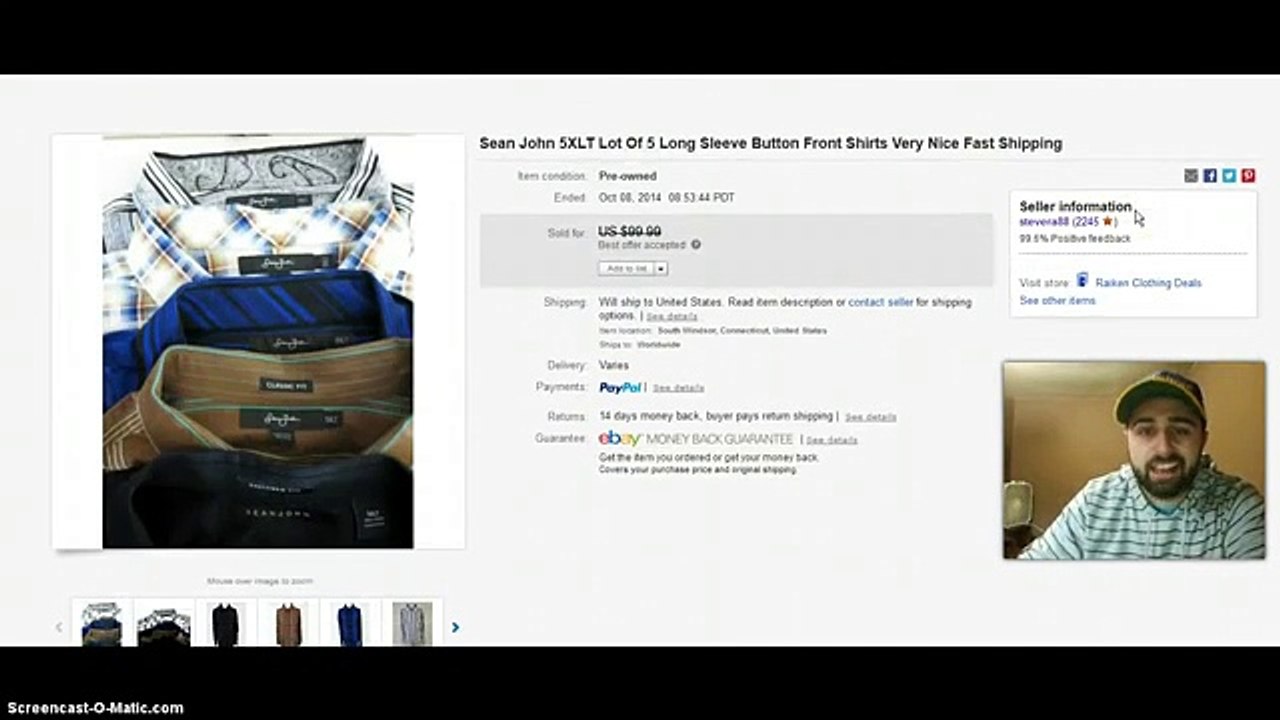 How I Gross $3,000 - $6,000 + A Month Selling Clothing on eBay ( Sales Update)