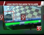 Koppal, A bear creates fear among the villagers -  NEWS9